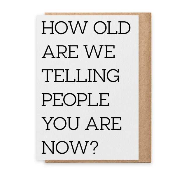 How Old Card