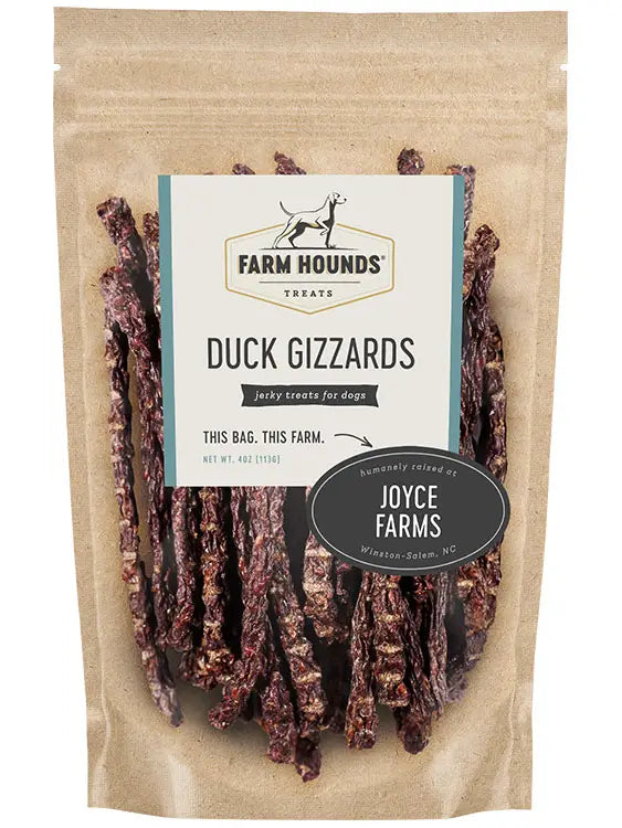 Farm Hounds Duck Gizzard Sticks 4oz