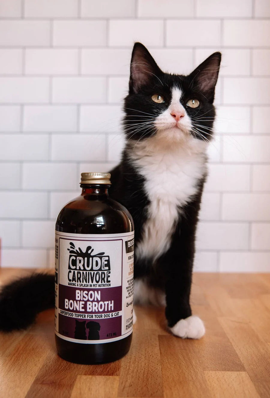 Crude Carnivore Bison Bone Broth 16oz