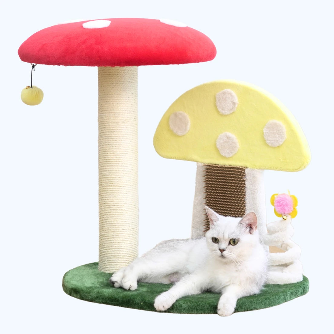 Magical Mushroom Cat Perch Apartment-Sized 20'H