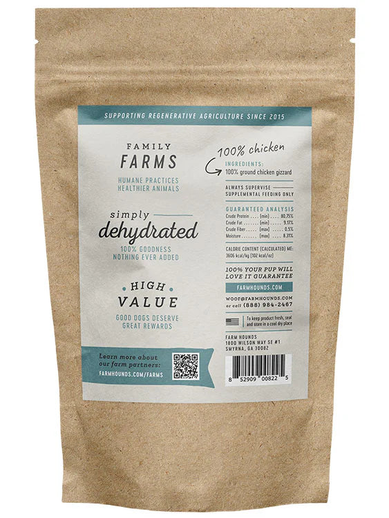 Farm Hounds Chicken Gizzard 4oz
