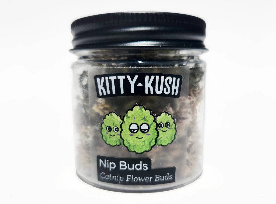 Kitty Kush Nip Buds: Catnip Flower Buds & Grinder