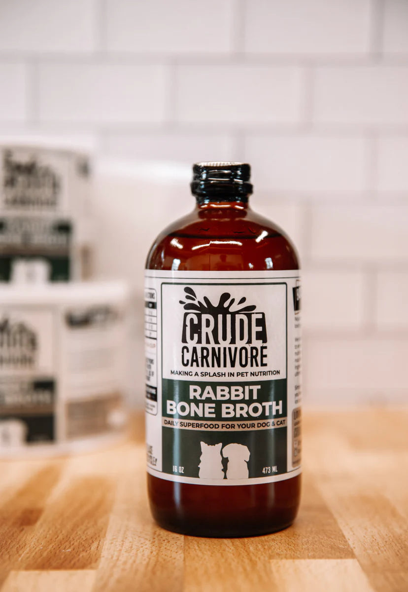 Crude Carnivore Rabbit Broth 16oz