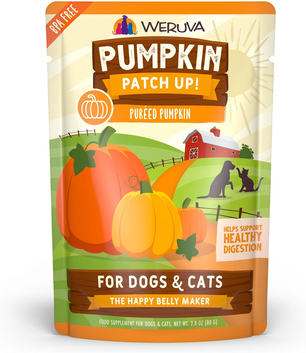 Weruva Pumpkin Patch Up! Dog & Cat Food Supplement Pouch, 2.80oz