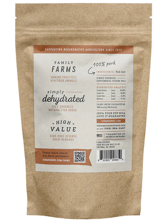 Farm Hounds Pork Liver 4oz