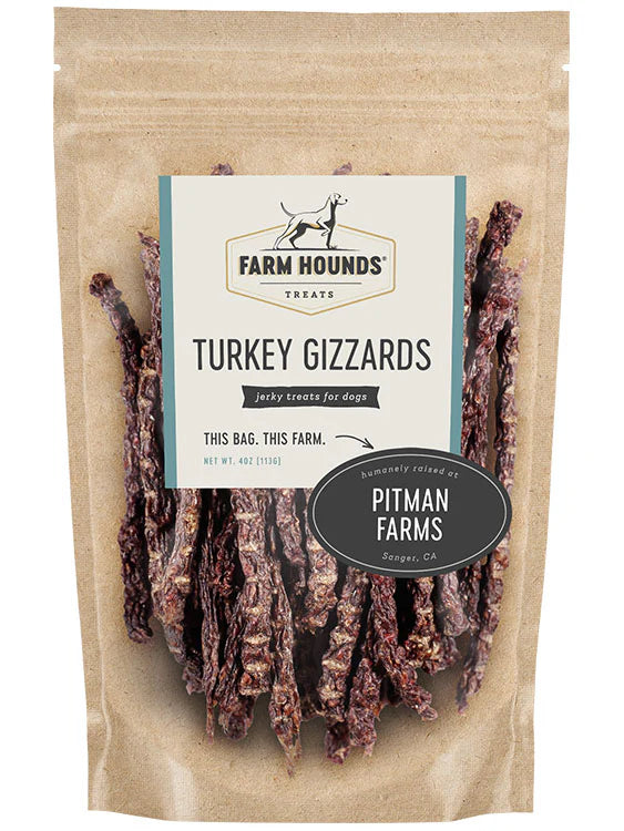 Farm Hounds Turkey Gizzard 4oz