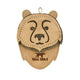 Tall Tails Natural Leather Bear Toy, 4"