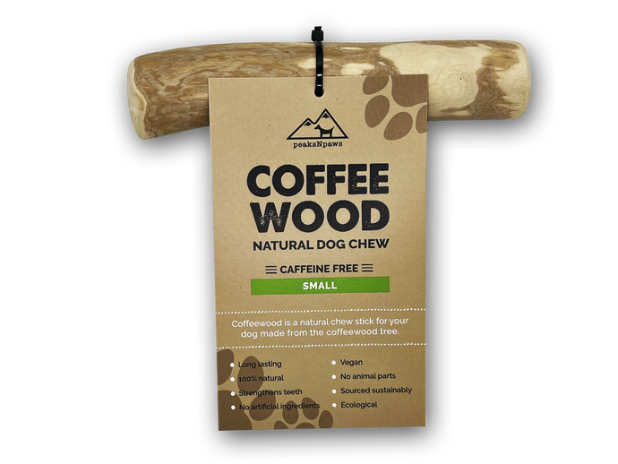 Masticables para perros de madera de café premium