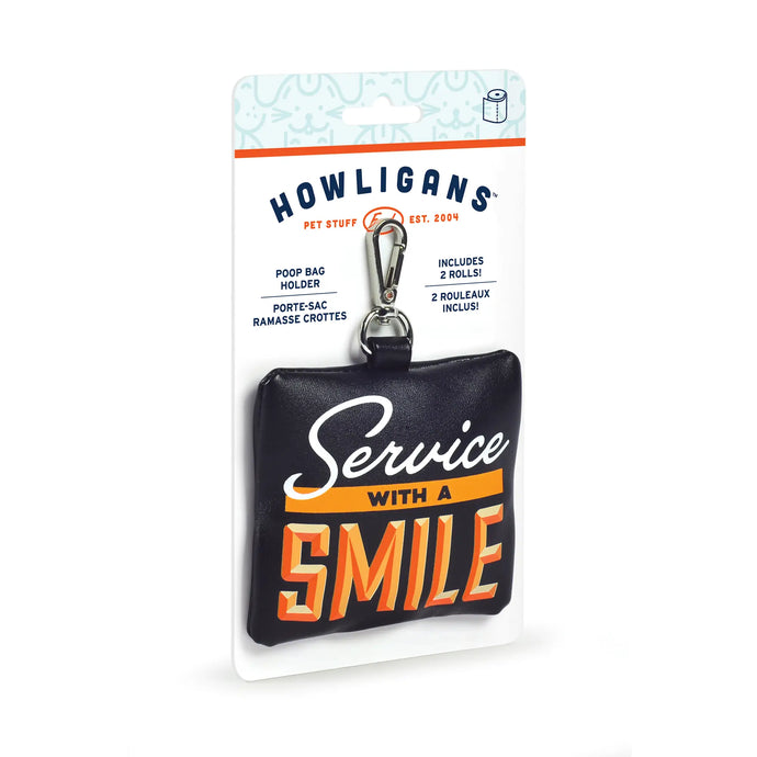 Servicio con una sonrisa - Soporte para bolsas de caca