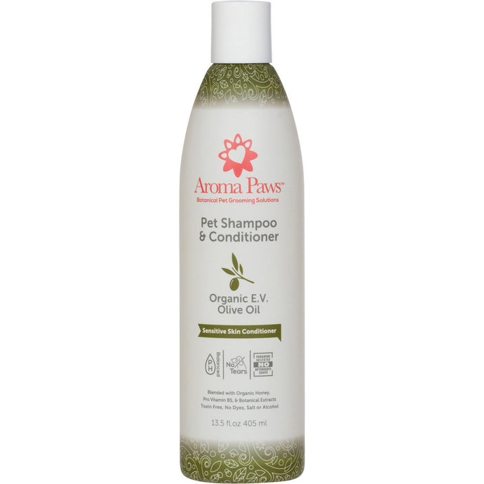 Aroma Paws Organic Olive Oil Shampoo & Conditioner 13.5oz