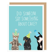 Cargar imagen en el visor de la galería, Algo sobre la tarjeta de cumpleaños de la torta
