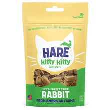 Load image into Gallery viewer, Treat Planet Kitty Kitty Hare Freeze Dried Rabbit Treat .9oz
