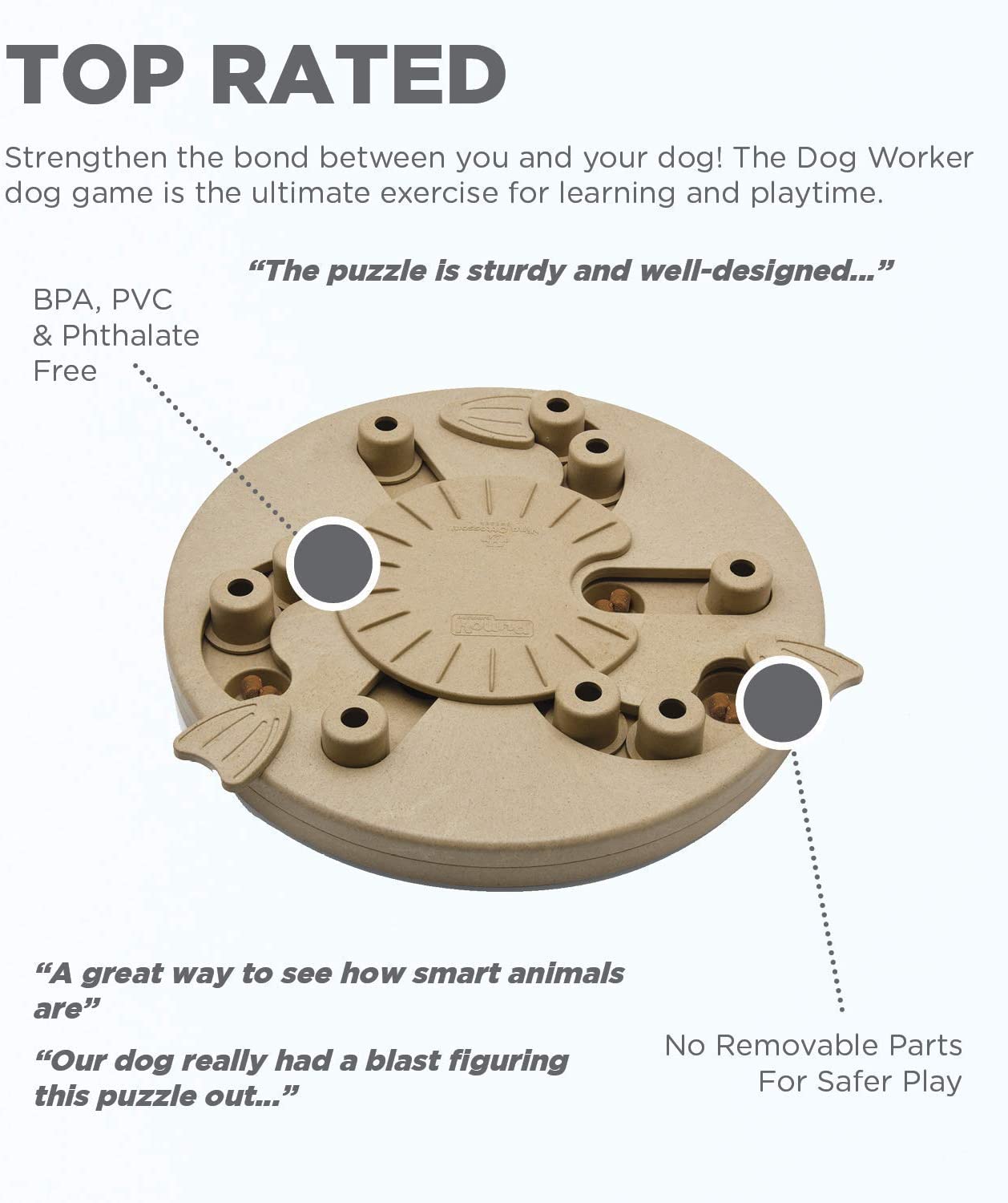 Outward Hound Worker Toy - Wood Composite