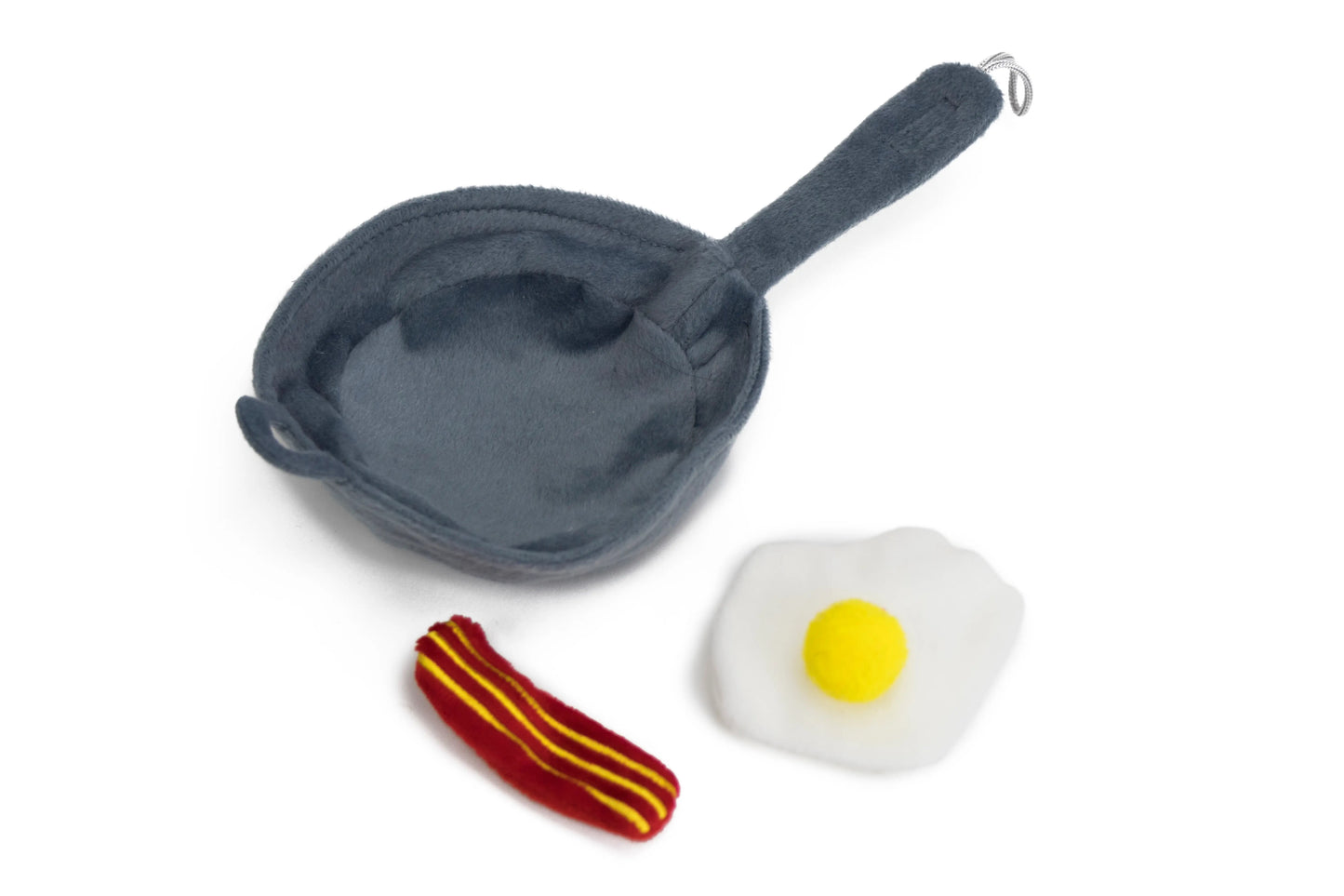 Steel Dog Cat Toy - Frying Pan