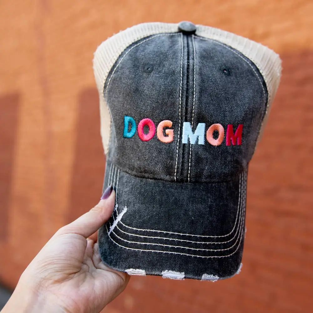 Gorra trucker multicolor Dog Mom