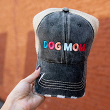 Load image into Gallery viewer, Dog Mom Multicolored Trucker Hat
