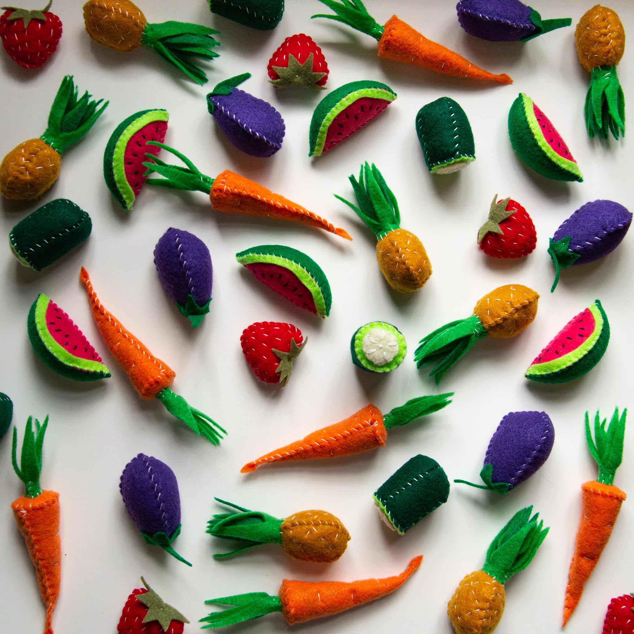 Fruit and Veggie Catnip Toys
