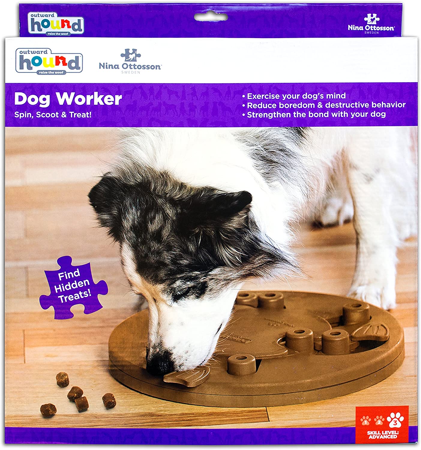 Outward Hound Worker Toy - Wood Composite