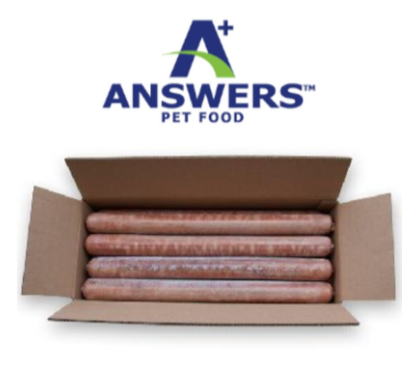 Answers+ Detailed Formula Raw Chicken Frozen Dog Food