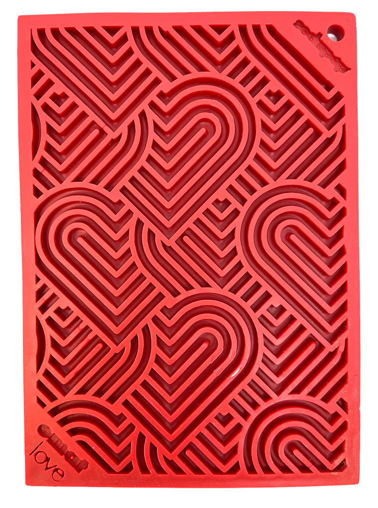 SodaPup Lick Mat "Love" Heart Design
