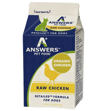 Load image into Gallery viewer, Answers+ Detailed Formula Raw Chicken Frozen Dog Food
