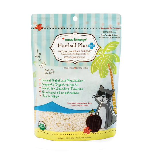 Organic Hairball Plus - Manejo de bolas de pelo para gatos y gatitos - 7oz