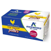 Load image into Gallery viewer, Answers+ Detailed Formula Raw Chicken Frozen Dog Food
